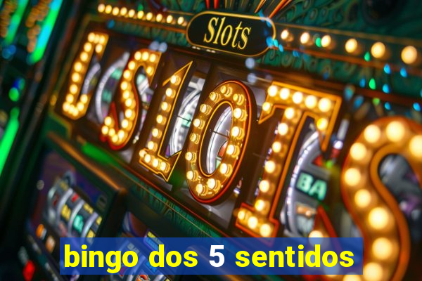 bingo dos 5 sentidos